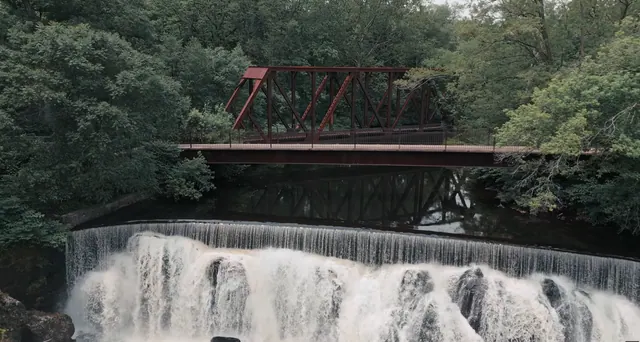 Une pause au bord des cascades
