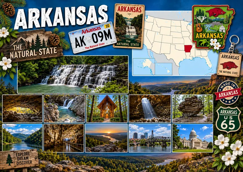 Illustrated guide to Arkansas