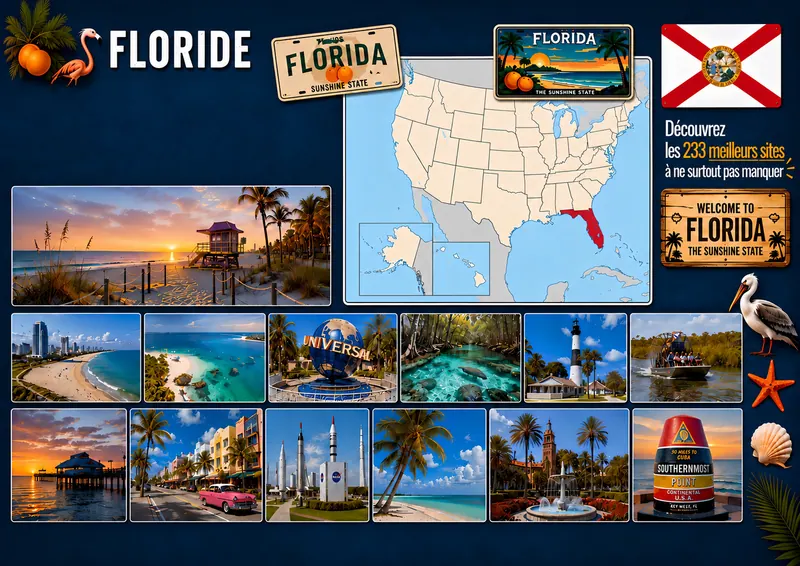 Fiche illustrée de Floride