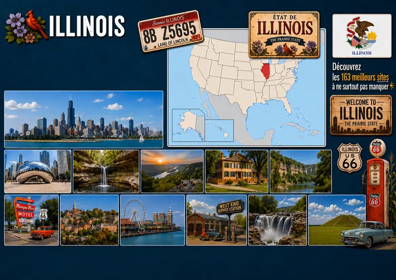 Fiche illustrée de Illinois