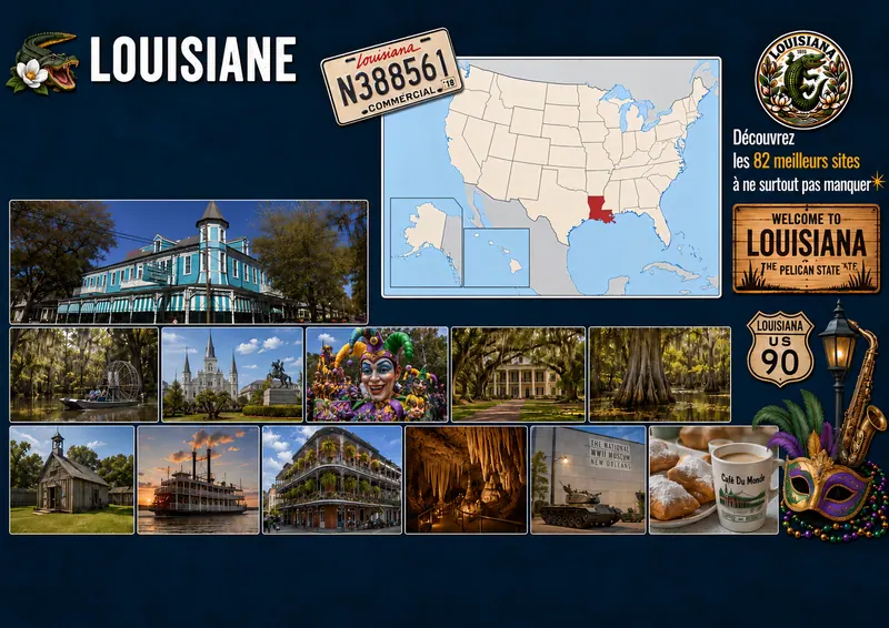 Fiche illustrée de Louisiane