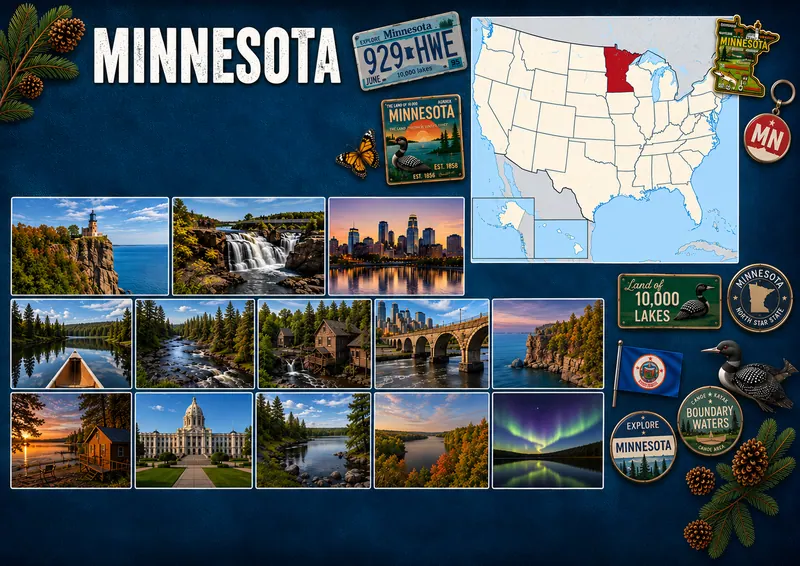 Fiche illustrée de Minnesota