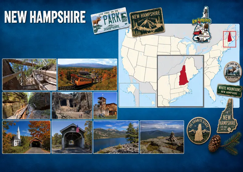 Fiche illustrée de New Hampshire