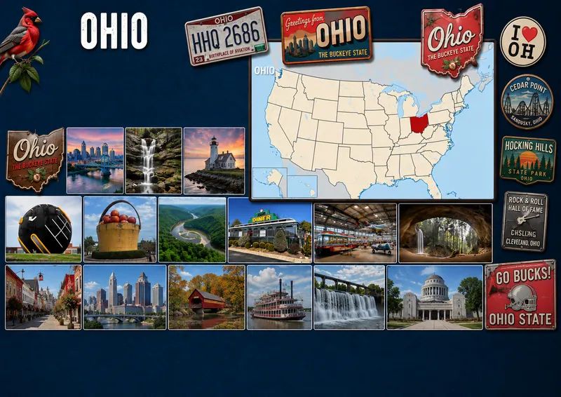 Fiche illustrée de Ohio