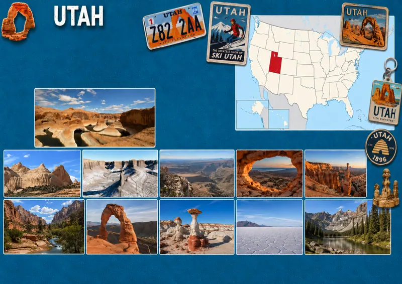 Fiche illustrée de Utah