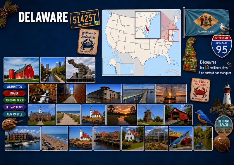 Fiche illustrée de Delaware