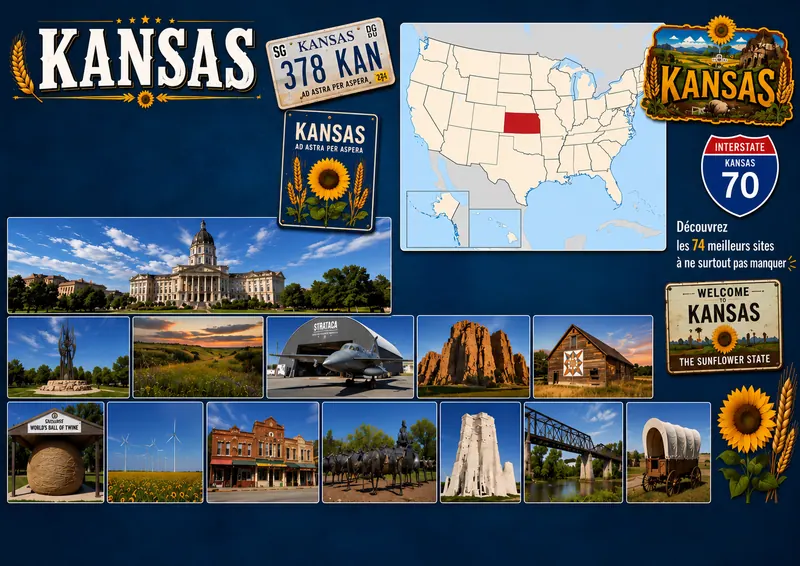 Fiche illustrée de Kansas