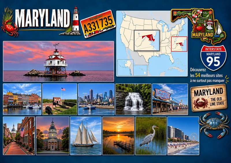 Fiche illustrée de Maryland