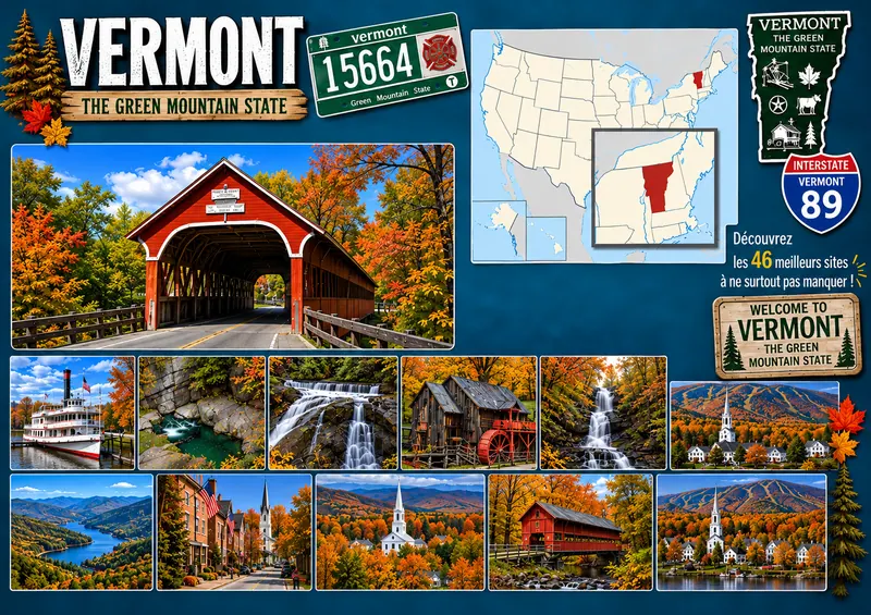 Fiche illustrée de Vermont