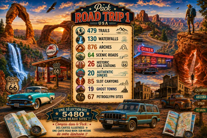Fiche illustrée de Pack Road Trip 1