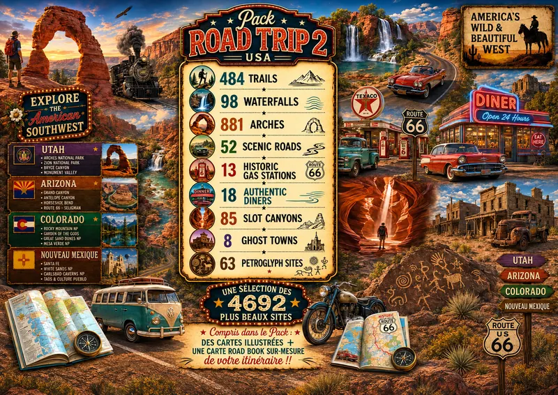 Fiche illustrée de Pack Road Trip 2