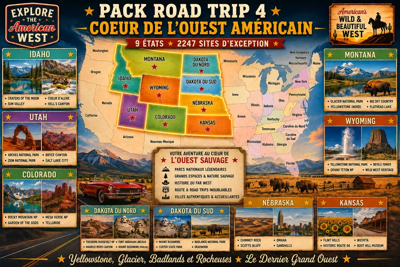 Fiche illustrée de Pack Road Trip 4