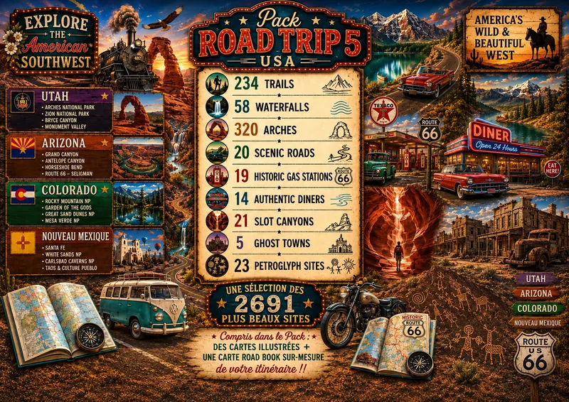 Fiche illustrée de Pack Road Trip 5