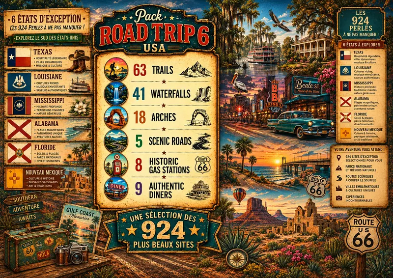 Fiche illustrée de Pack Road Trip 6