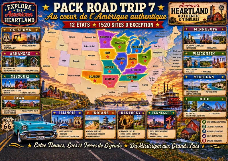 Fiche illustrée de Pack Road Trip 7