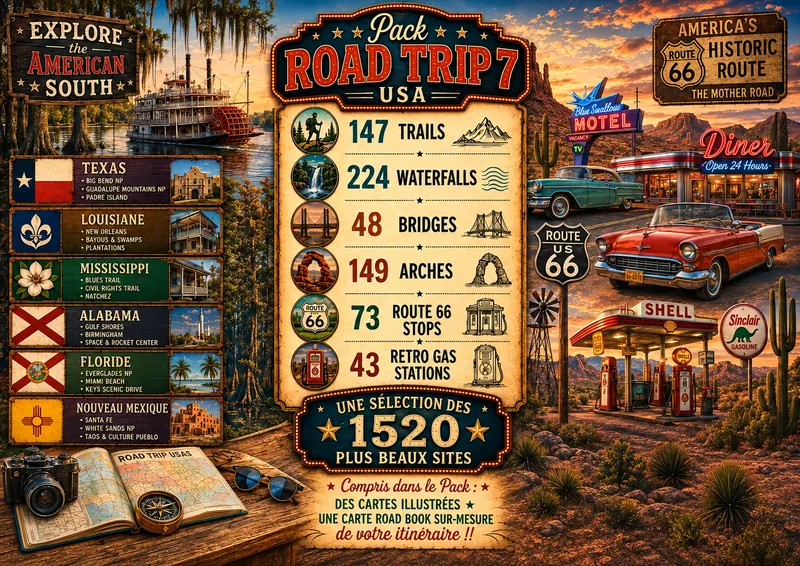 Fiche illustrée de Pack Road Trip 7
