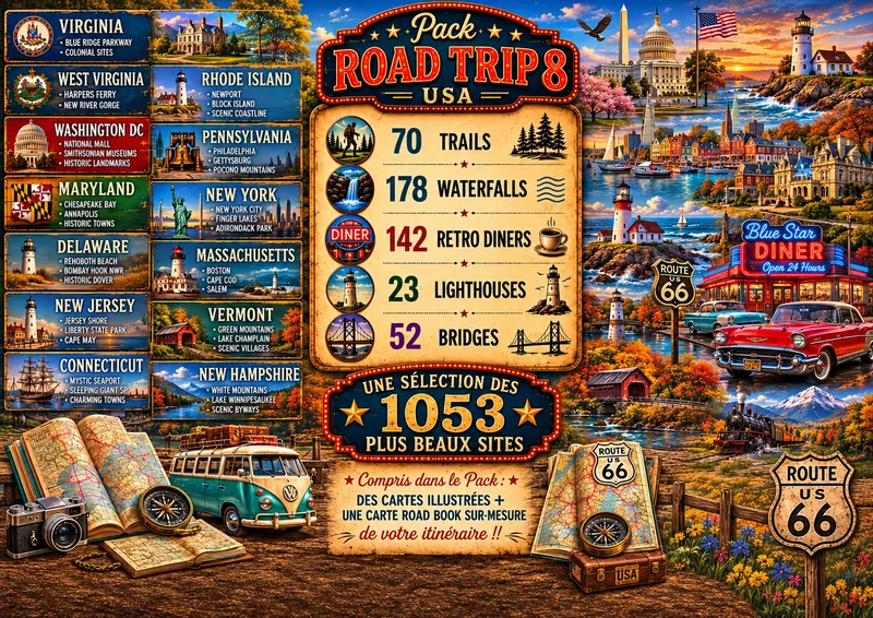 Fiche illustrée de Pack Road Trip 8