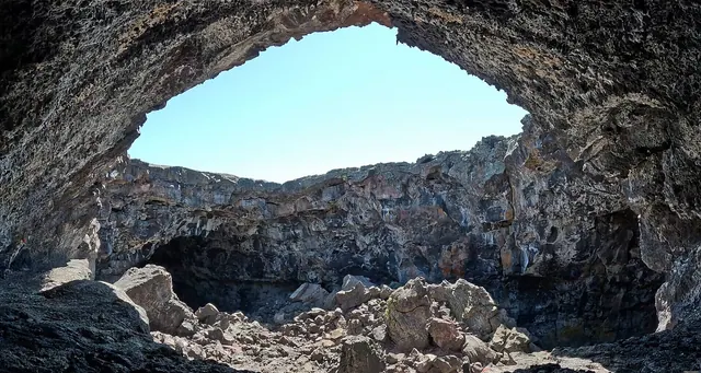 Les paysages volcaniques de Craters of the Moon, Idaho