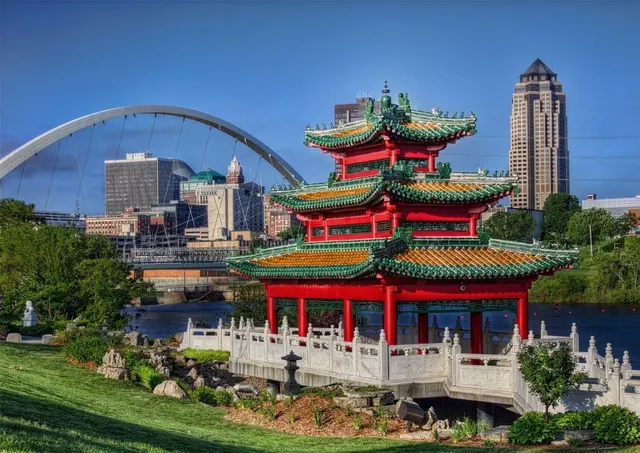 Un jardin à Des Moines