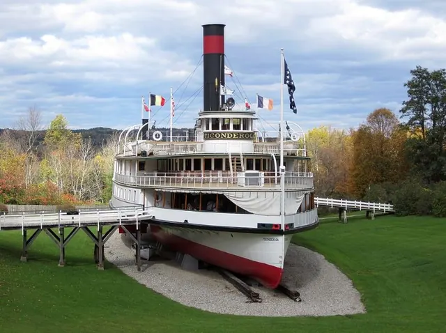 Le bateau à vapeur Ticonderoga