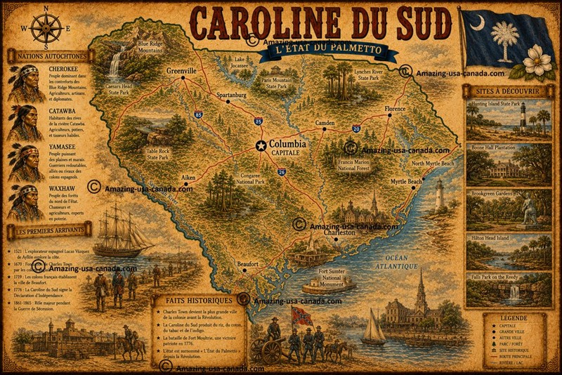 Les illustrations — CAROLINE DU SUD