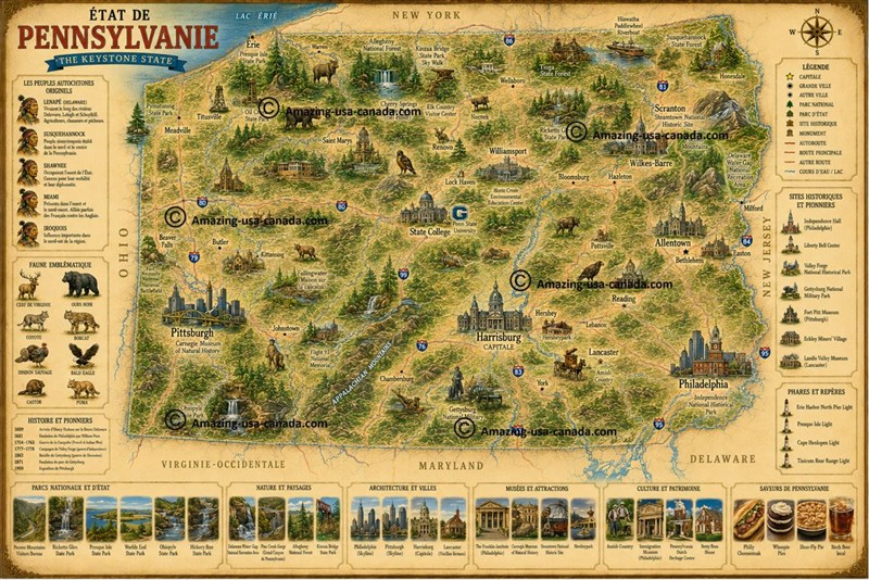 Les illustrations — PENNSYLVANIE