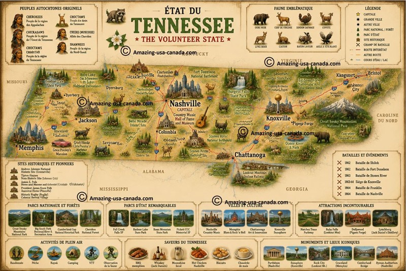 Les illustrations — TENNESSEE