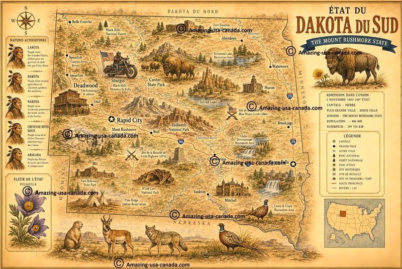Les illustrations — DAKOTA DU SUD