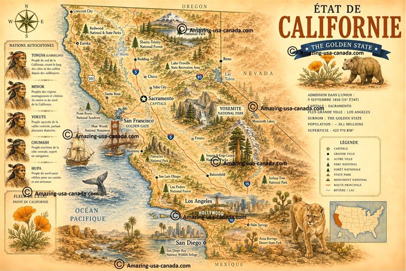 Les illustrations — CALIFORNIE