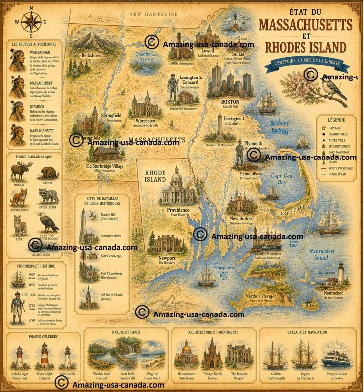 Les illustrations — MASSACHUSETTS-RHODE ISLAND