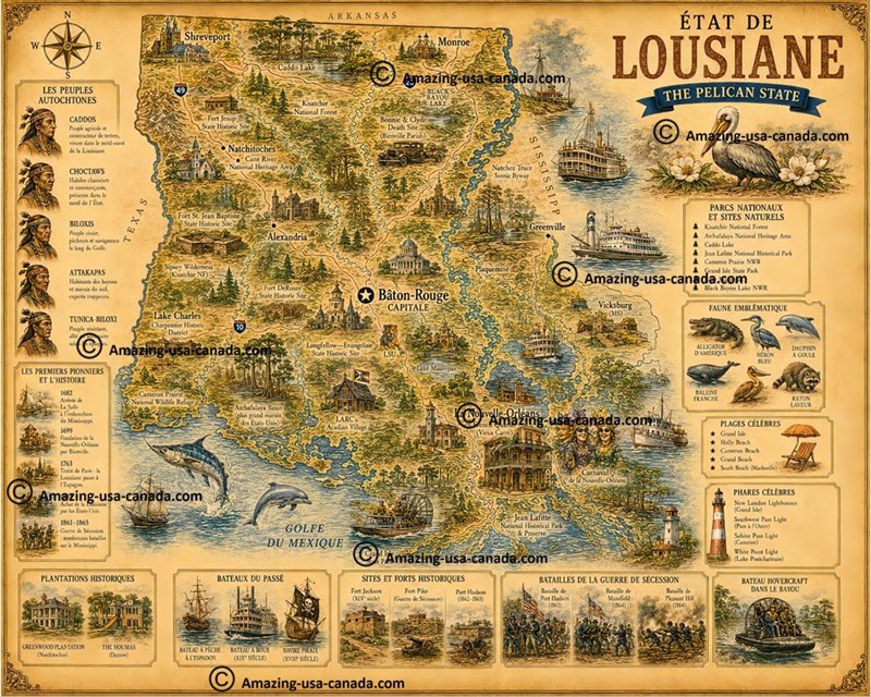 Les illustrations — LOUISIANE