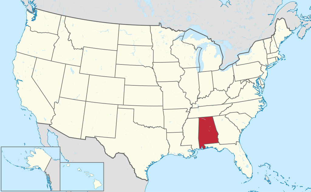 Situation : Alabama — États-Unis