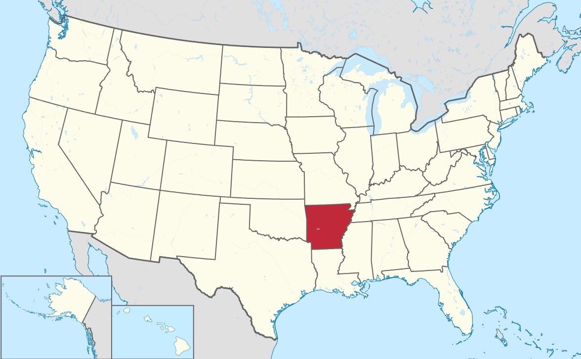 Situation : Arkansas — États-Unis