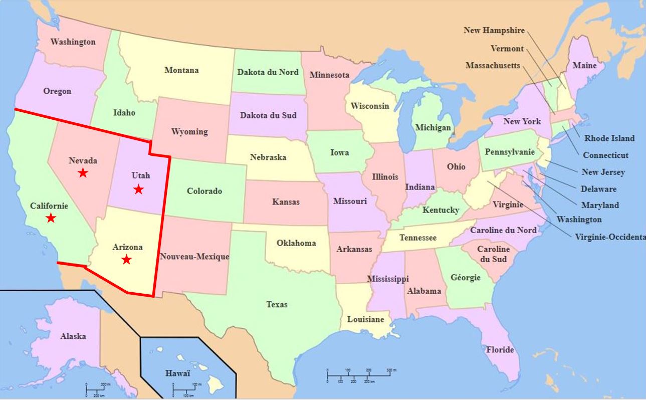 Situation : Pack de Carte 1 — États-Unis