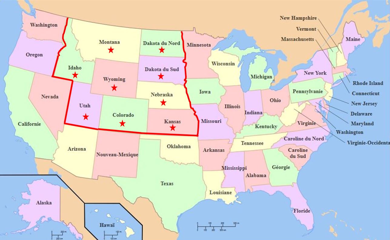 Situation : Pack de Carte 4 — États-Unis