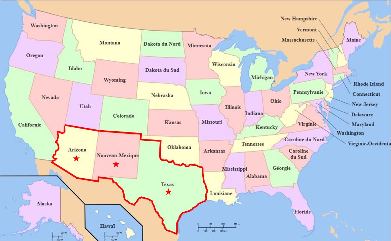 Situation : Pack de Carte 5 — États-Unis