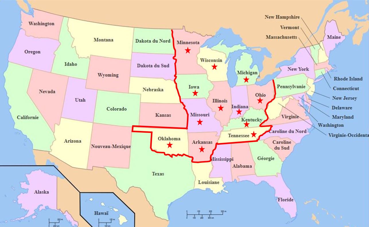 Situation : Pack de Carte 7 — États-Unis