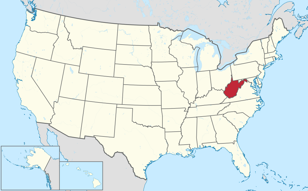 Situation : Virginie-Occidentale — États-Unis